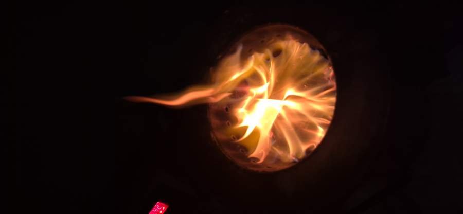 Pool fire tray testing